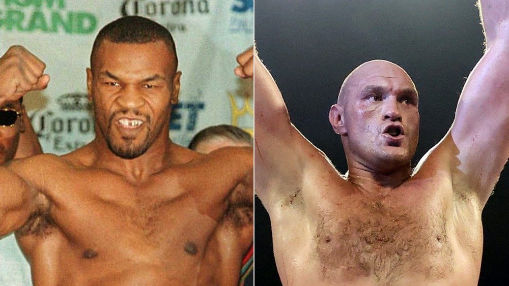 Mike Tyson and Tyson Fury
