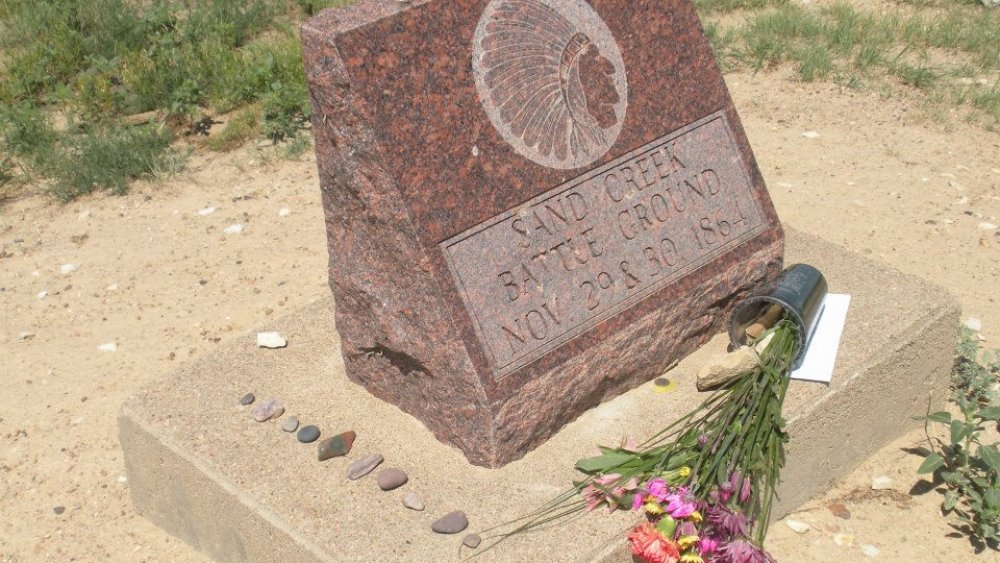 Sand Creek Massacre marker