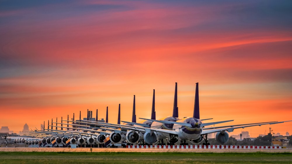 Fleet of airplanes