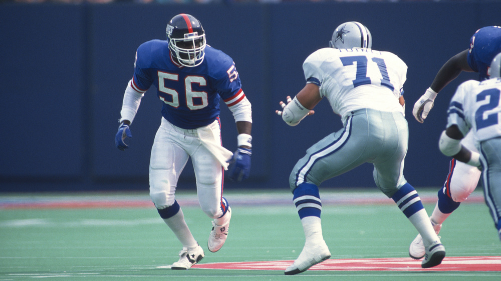 Lawrence Taylor on the field