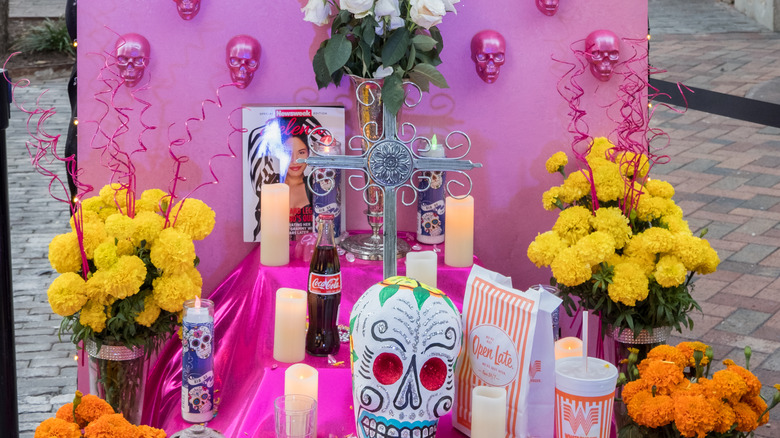 Day of the Dead altar commemorating Selena Quintanilla-Pérez, San Antonio, TX, 2018