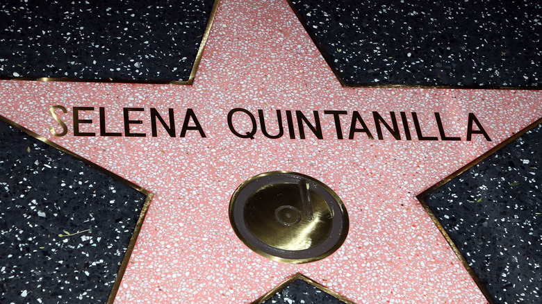 Selena Quintanilla's star on the Hollywood Walk of Fame