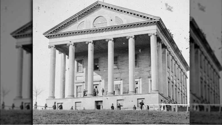 Virginia State Capitol in Richmond, Virginia 1865