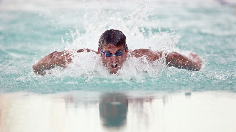Matt Biondi swimming