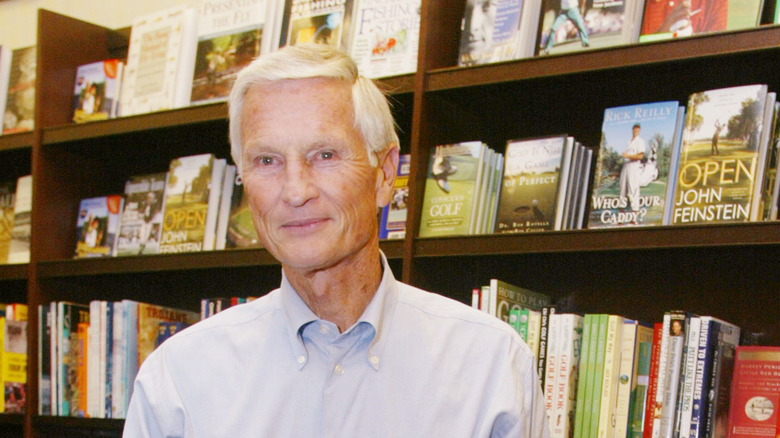Roe Messner at a book signing party 
