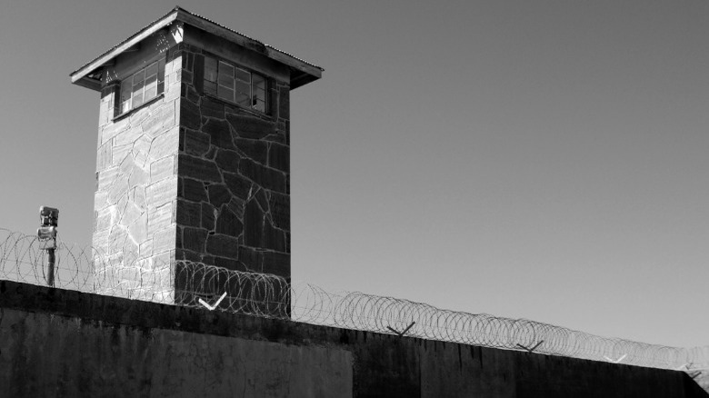 tower of Robben Island prison 