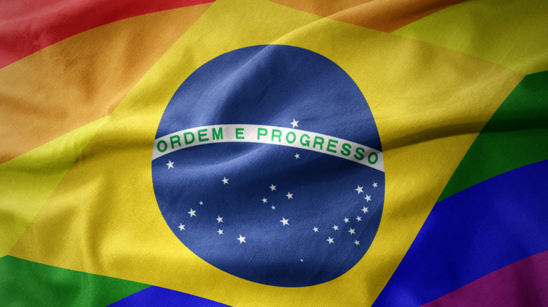 Brazil gay pride flag