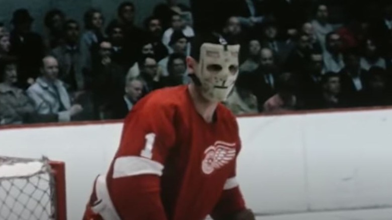 Terry Sawchuk goalie mask