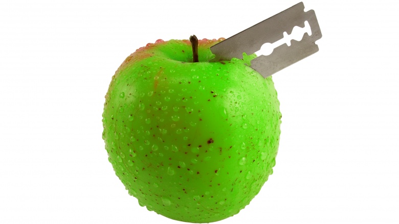 razor blade apple