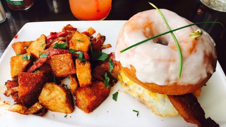 Donut Breakfast Sandwich