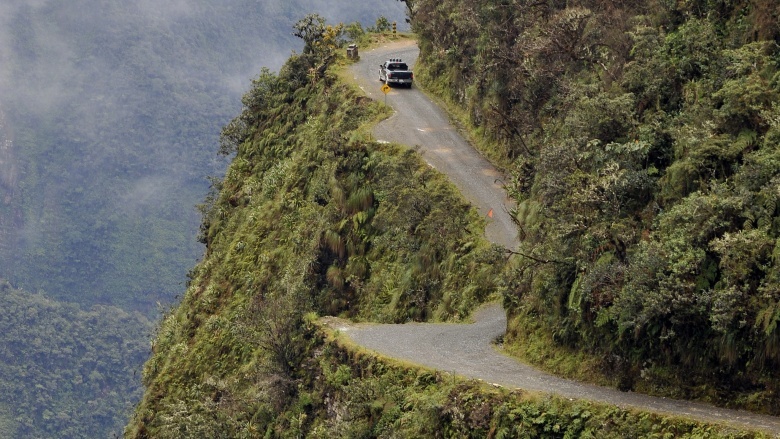 North Yungas Road, Bolivia