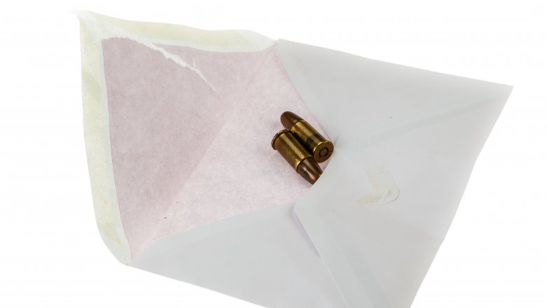 bullets in envelope