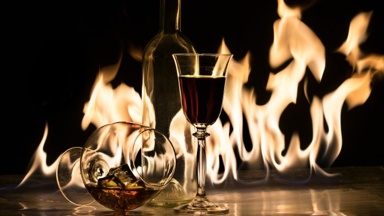 alcohol fire