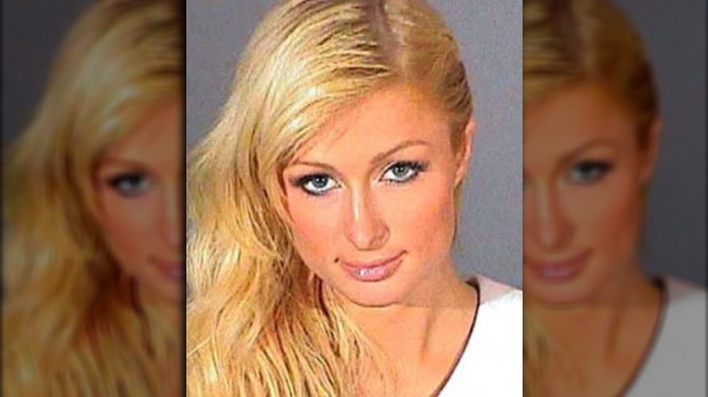 Paris Hilton mugshot