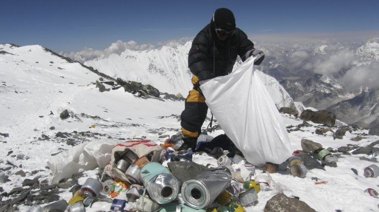 Mount Everest Garbage