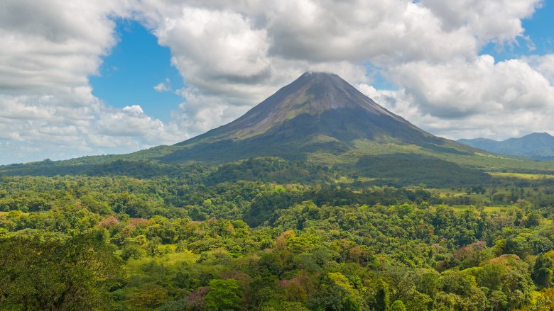 central america landscape volcano