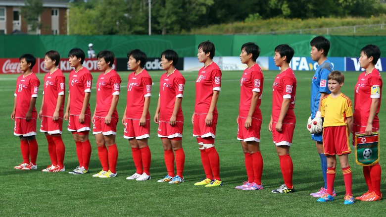 north korean soccer team