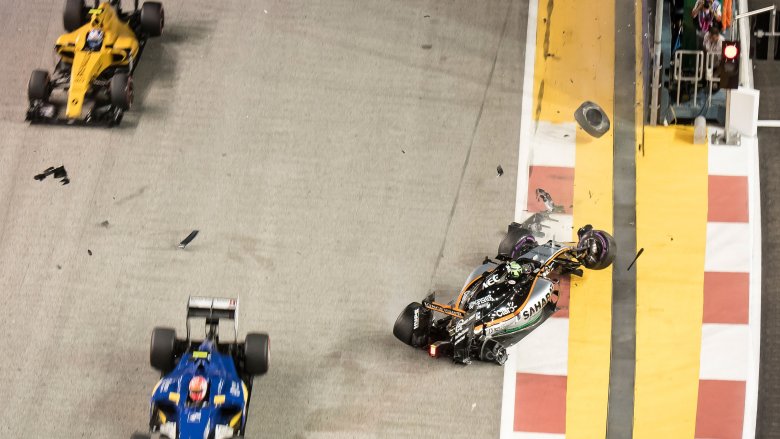 formula 1 race crash