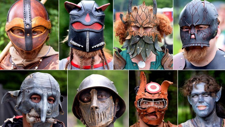 larp costumes masks