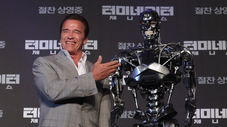Arnold Schwarzenegger and the Terminator