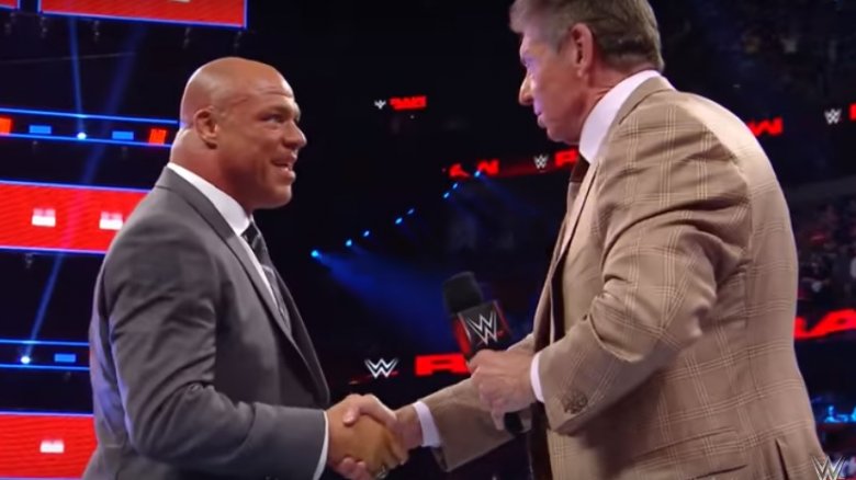 Kurt Angle makes his WWE return