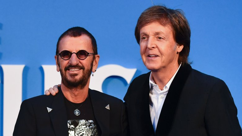 Ringo Starr and Paul McCartney of the Beatles