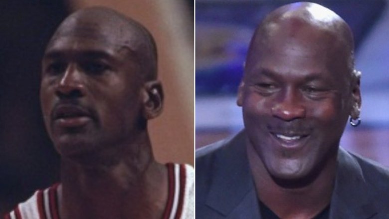 Michael Jordan then and now