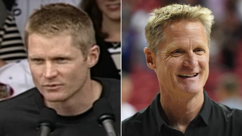 Steve Kerr then and now