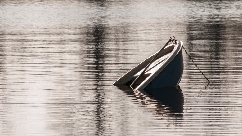 sinking boat