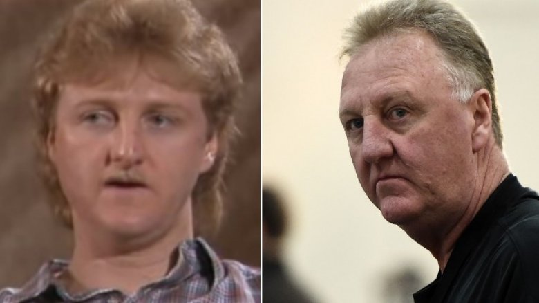 Larry Bird then now