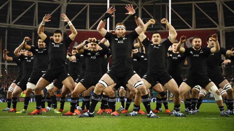 All Blacks warm-up routine