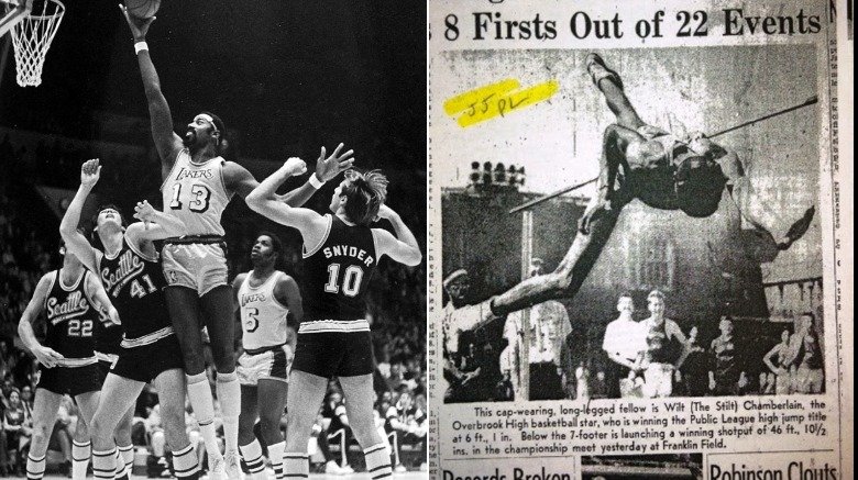Wilt Chamberlain on Lakers and in newspaper