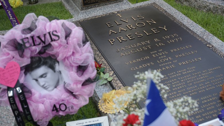 Elvis Presley's grave