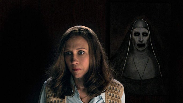 vera farmiga and bonnie aarons in the conjuring 2