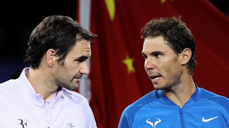 Roger Federer and Rafael Nadal