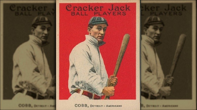 1915 Cracker Jack Ty Cobb (Bat Off Shoulder) trading card: $504,000