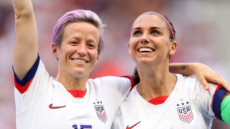 Megan Rapinoe and Alex Morgan