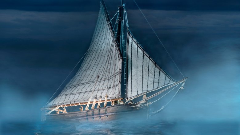 Ship in fog