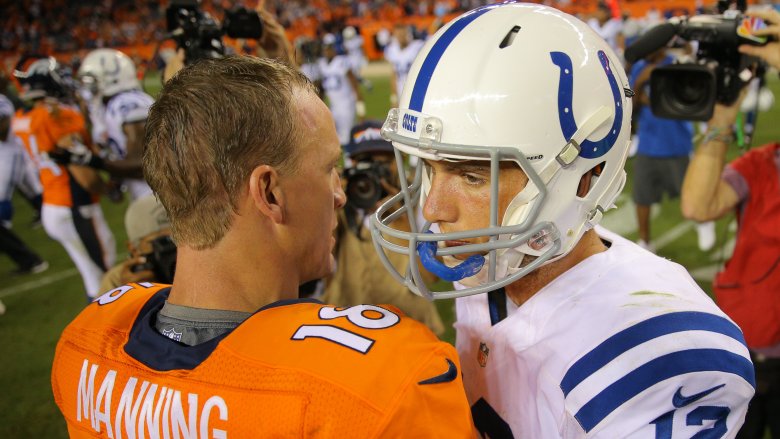 Peyton Manning and Andrew Luck