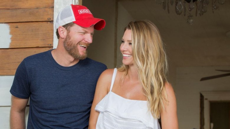 dale earnhardt jr and wife amy reimann