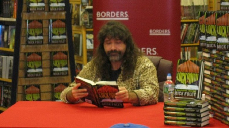 Mick Foley book signing
