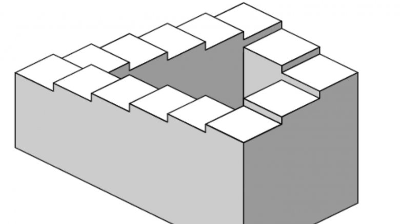 Penrose stairs/impossible staircase