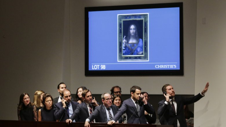 Salvator Mundi, auction