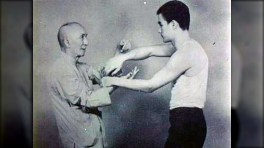 ip man Ye Wen trains Bruce Lee