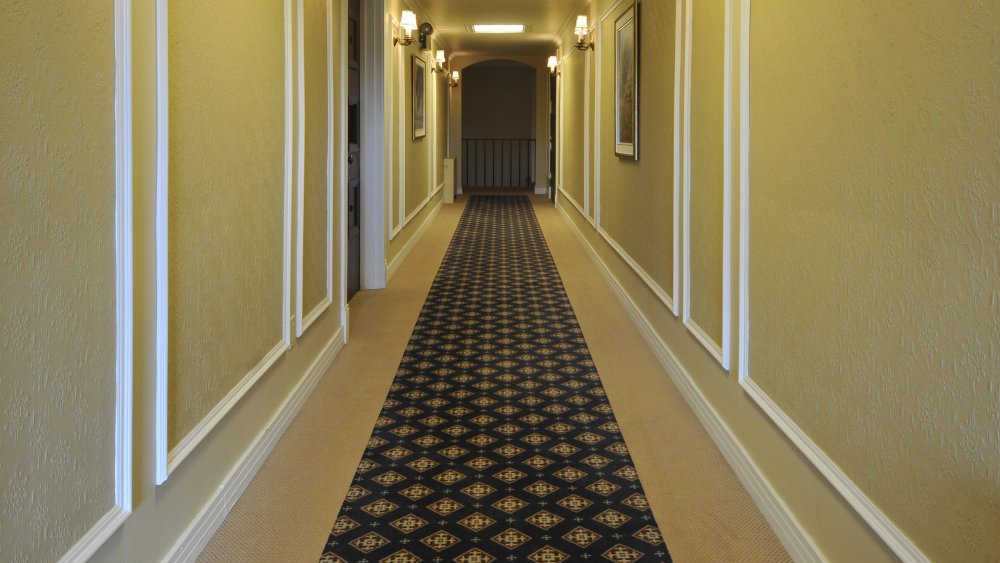 Funeral home corridor