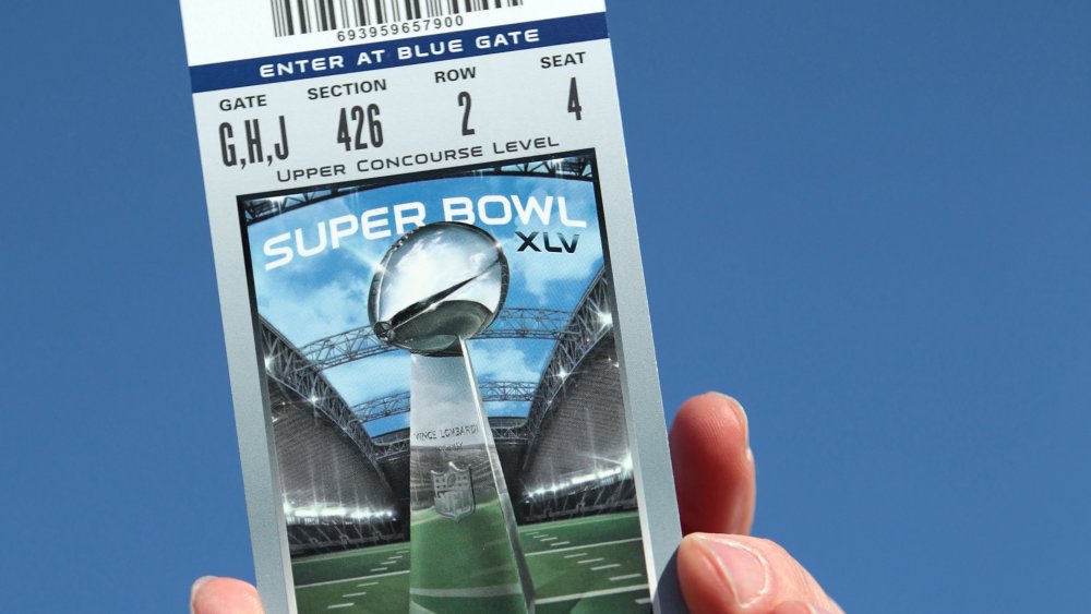 Super Bowl XLV ticket