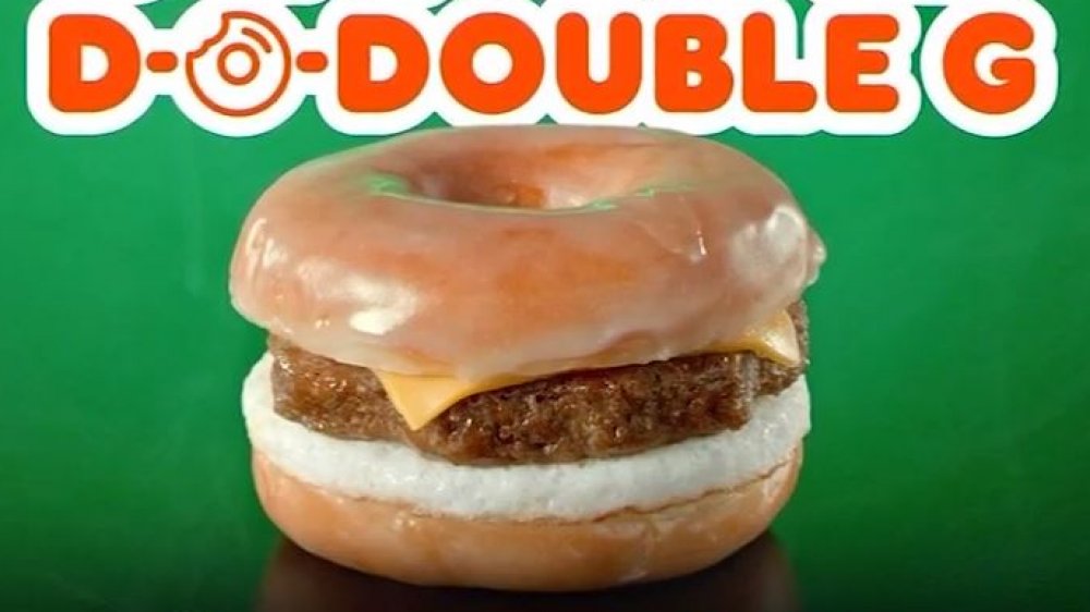 Snoop Dogg's donut sandwich for Dunkin'