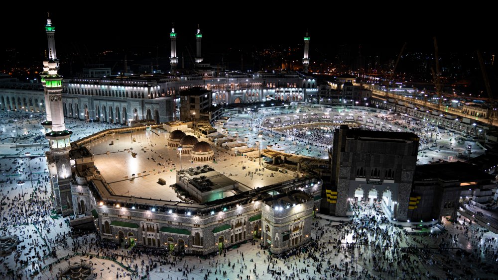 Mecca at night
