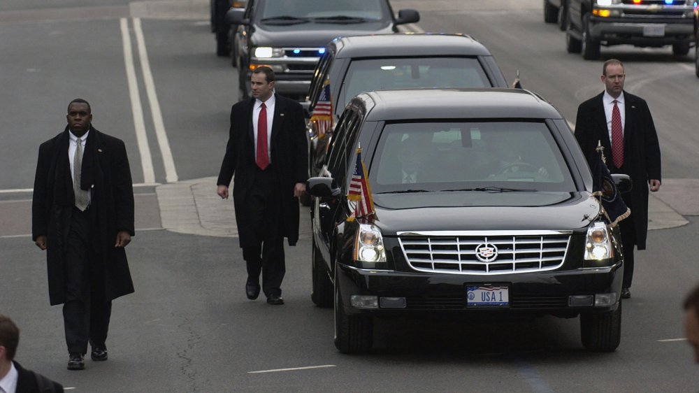 Secret Service motorcade