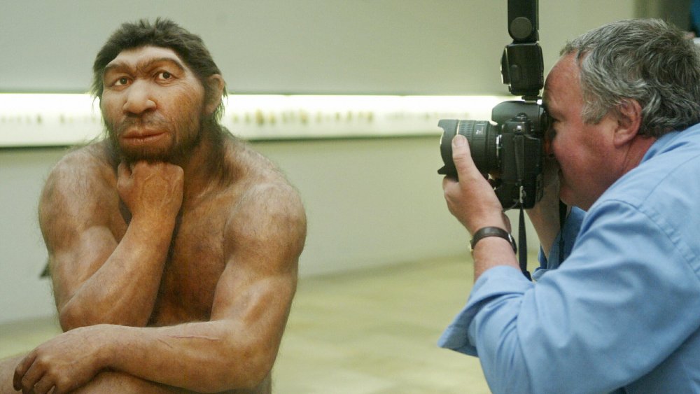 neanderthal photo shoot